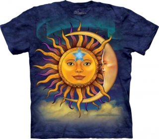 Tričko 3D potisk - Sun Moon, slunce / měsíc - The Mountain