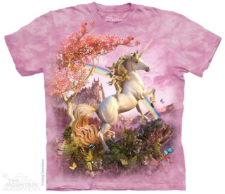 Tričko 3D potisk - Awesome Unicorn, kůň, jednorožec - The Mountain