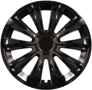 FORD 14'' kompatibilní s modely, poklice na kola 4ks (sad) delta cerna