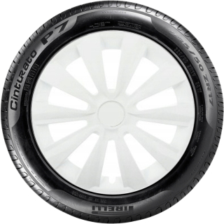 OPEL 16'' kompatibilní s modely, poklice na kola 4ks (sad) delta bílá