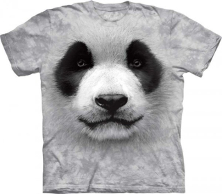 Tričko 3D potisk - Big Face Panda, medvěd - The Mountain