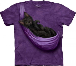 Tričko 3D potisk - Cat’s Cradle, koťátko v houpací síti - The Mountain