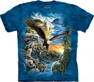 Tričko 3D potisk - Find 11 Eagles, orel, orli - The Mountain
