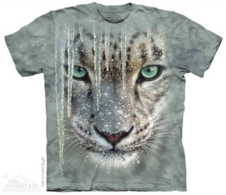 Tričko 3D potisk - Icicle Snow Leopard, divoká kočka - The Mountain