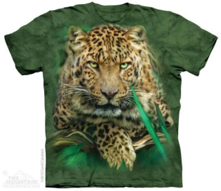 Tričko 3D potisk - Majestic Leopard, divoká kočka - The Mountain