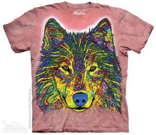 Tričko 3D potisk - Russo Wolf, vlk - The Mountain
