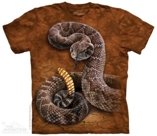 Tričko 3D potisk - Rattlesnake, had, chřestýš - The Mountain