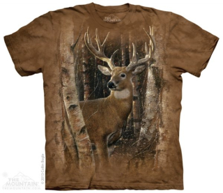 Tričko 3D potisk - Birchwood Buck, Jelen - The Mountain
