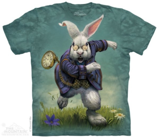 Tričko 3D potisk - White Rabbit, králík - The Mountain