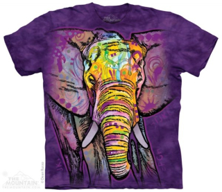 Tričko 3D potisk - Russo Elephant, slon - The Mountain