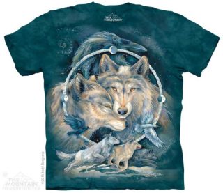 Tričko 3D potisk - In Spirit I am Free, vlk, vlci - The Mountain