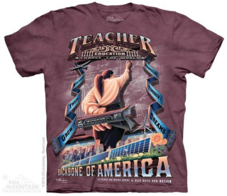 Tričko 3D potisk - Teacher Woman, učitel, škola - The Mountain