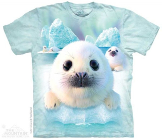 Tričko 3D potisk - Sealpups, Těsnění mláďat - The Mountain