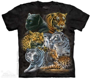 Tričko 3D potisk - Big Cats, Tygři, tygr - The Mountain