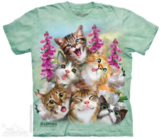 Tričko 3D potisk - Kittens Selfie, kočky - The Mountain