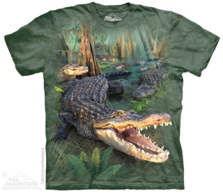 Tričko 3D potisk - Gator Parade, krokodýl aligátor - The Mountain