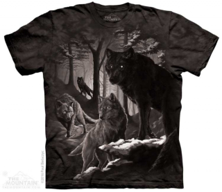 Tričko 3D potisk - Dire Winter, vlk vlci - The Mountain
