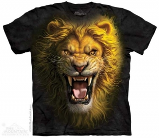 Tričko 3D potisk - Asian Lion, lev - The Mountain