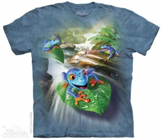 Tričko 3D potisk - Frog Capades, modrá žába - The Mountain