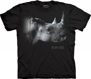 Tričko 3D potisk - Rhino Be My Voice Protect, nosorožec - The Mountain
