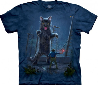 Tričko 3D potisk - Jurassic Kitten, velká kočka - The Mountain