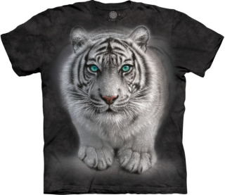 Tričko 3D potisk - Wild Intentions, bílý tygr - The Mountain