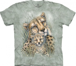 Tričko 3D potisk - Cheetahs, leopardí rodina - The Mountain