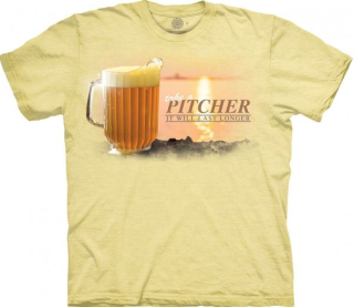 Tričko 3D potisk - Take a Pitcher, pivo v hrnku - The Mountain