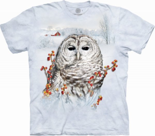 Tričko 3D potisk - Country Owl, sova - The Mountain