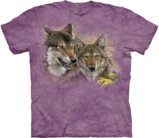 Tričko 3D potisk - Spring Wolves, vlk, vlci - The Mountain