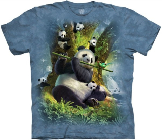 Tričko 3D potisk - Pan Da Bear, medvěd panda - The Mountain