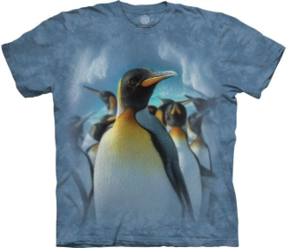 Tričko 3D potisk - Penguin Heart, Tučňáci - The Mountain