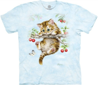Tričko 3D potisk - Cherry Kitten, malá kočka - The Mountain
