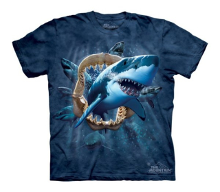 Tričko 3D potisk - Shark Attack, žralok - The Mountain / děti