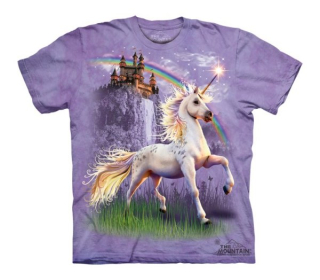 Tričko 3D potisk - Unicorn Castle, jednorožec - The Mountain / děti