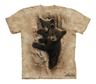 Tričko 3D potisk - Curious Cubs, mláďata medvídka - The Mountain / děti