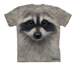 Tričko 3D potisk - Raccoon Face, Mýval - The Mountain / děti