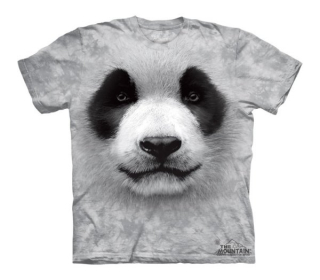 Tričko 3D potisk - Big Face Panda, medvěd - The Mountain / děti