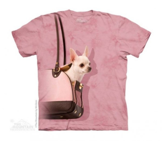 Tričko 3D potisk - Handbag Chihuahua, pes - The Mountain / děti