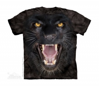Tričko 3D potisk - Aggressive Panther, Černý panter - The Mountain / děti