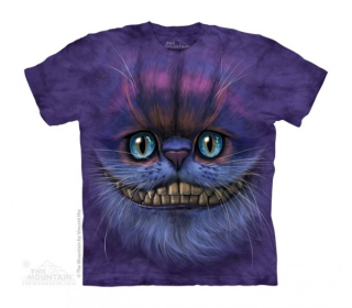Tričko 3D potisk - Big Face Cheshire Cat, kočka - The Mountain / děti