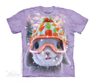 Tričko 3D potisk - Snow Bunny, Králíček - The Mountain / děti