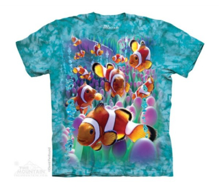 Tričko 3D potisk - Clownfish, barevné ryby - The Mountain / děti