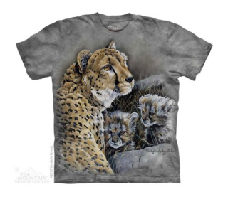 Tričko 3D potisk - Cats Home, leopardi - The Mountain / děti