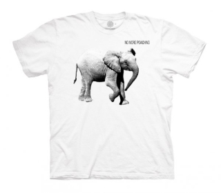 Tričko 3D potisk - Baby Elephant White Protect, slon - The Mountain / děti
