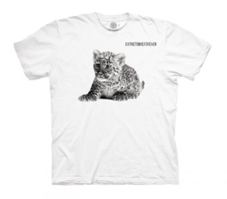 Tričko 3D potisk - Baby Leopard Extinction White Protect - The Mountain / děti