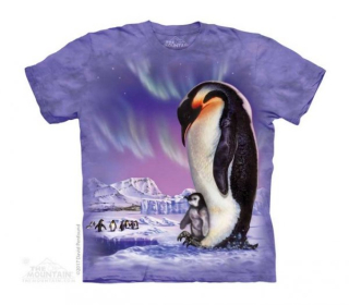 Tričko 3D potisk - Papa Penguin, Tučňáci - The Mountain / děti