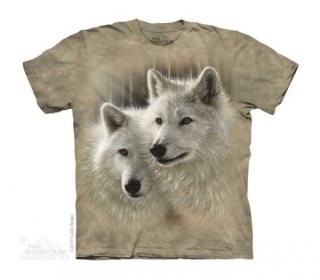 Tričko 3D potisk - Sunlit Soulmates, vlk, vlci - The Mountain / děti