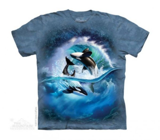 Tričko 3D potisk - Orca Wave, Ryby - The Mountain / děti