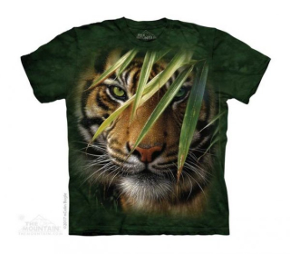 Tričko 3D potisk - Emerald Forest, tygr - The Mountain / děti